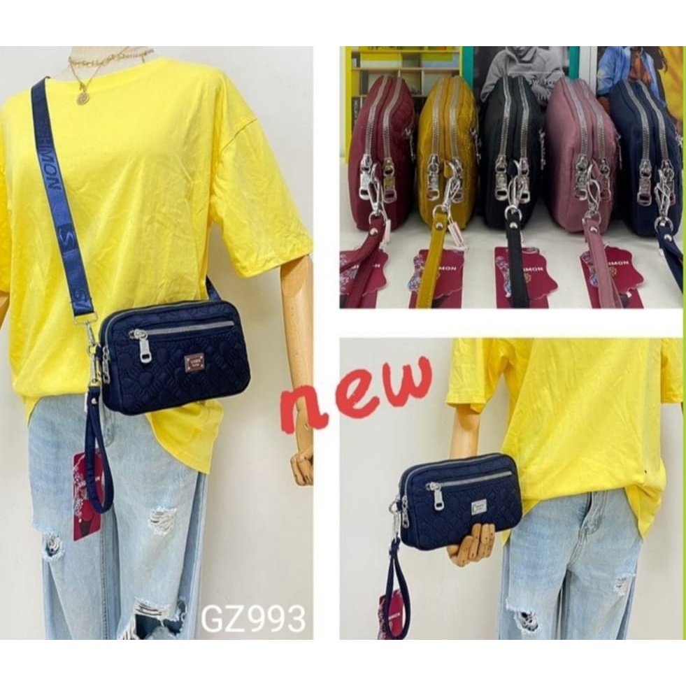 TAS SELEMPANG SIGHMON / TAS WANITA FASHION / TAS IMPORT WANITA TERBARU