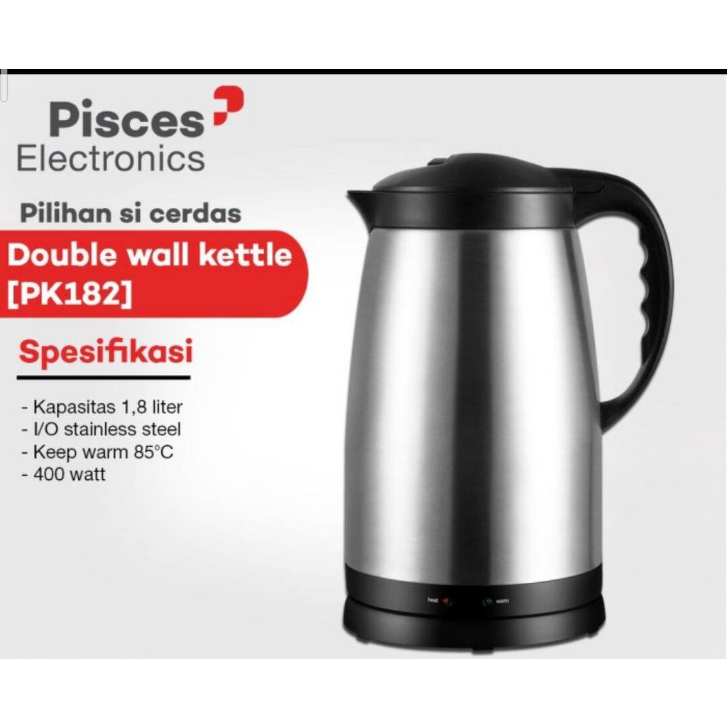 Pisces Kettle Listrik 1.8 Liter - PK182