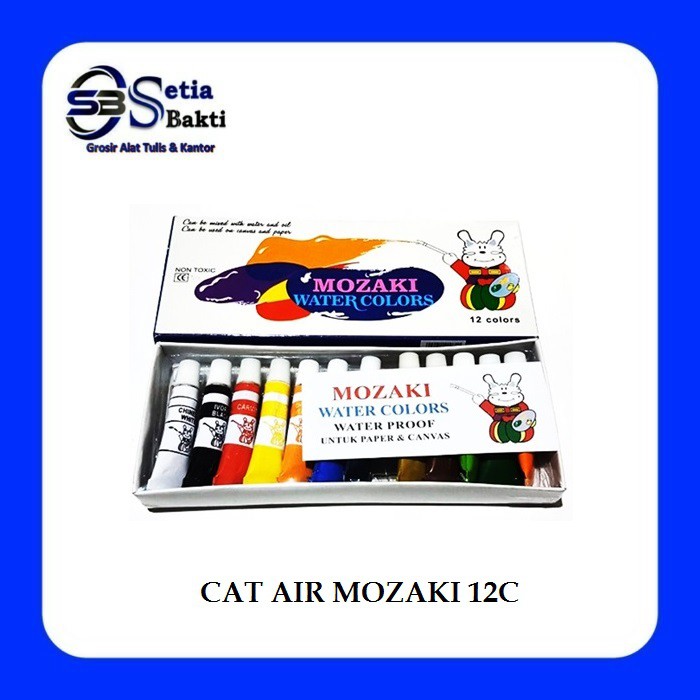  CAT  AIR  MOZAKI 12  WARNA  1 SET Shopee Indonesia