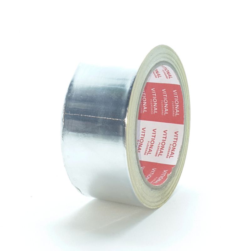 

Vitional Isolasi ALUMINIUM FOIL 2" 20mtr / Solasi Panci / Solasi Serbaguna / Isolasi / Lakban
