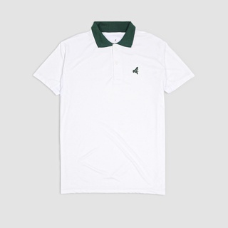 BRODO - Active Golf Polo Shirt White Green