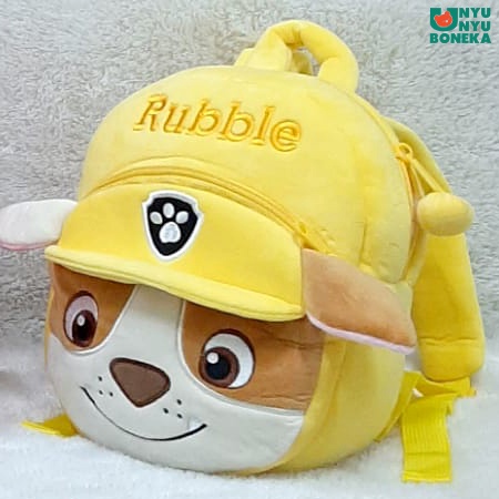 Ransel Anak boneka impor paw patrol chase rubble marshall zuma dog