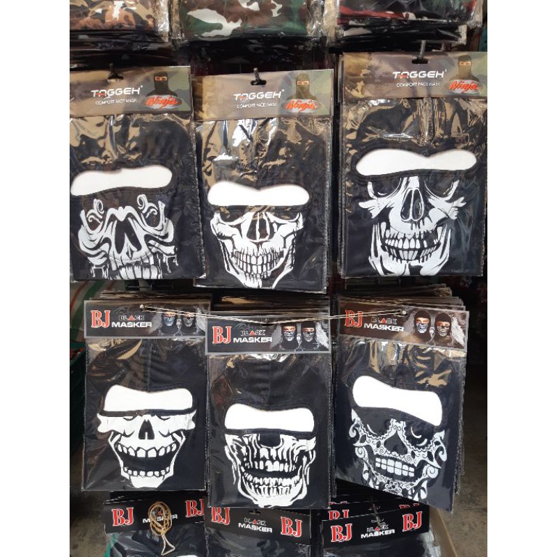 MASKER NINJA MASKER TENGKORAK