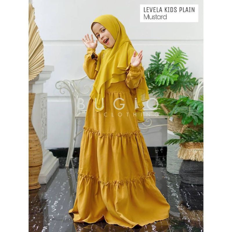 Levela Kids Gamis Dress Anak by Bugio