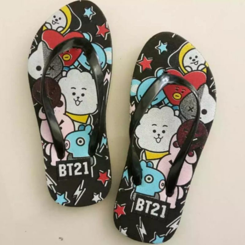 Sandal Jepit BT21 Ukuran 31 - 35