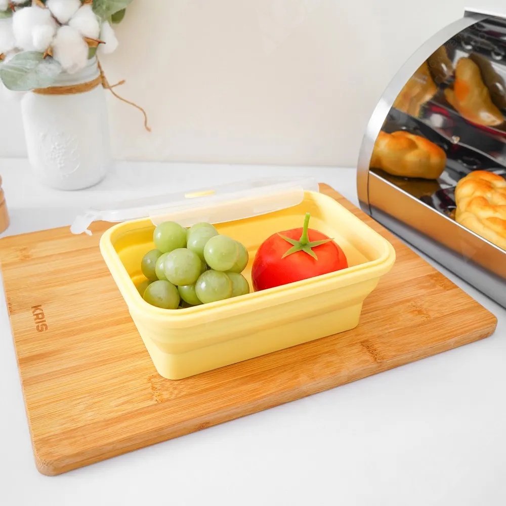 Ace Ataru 800 Ml Tempat Makan Silikon - Kuning