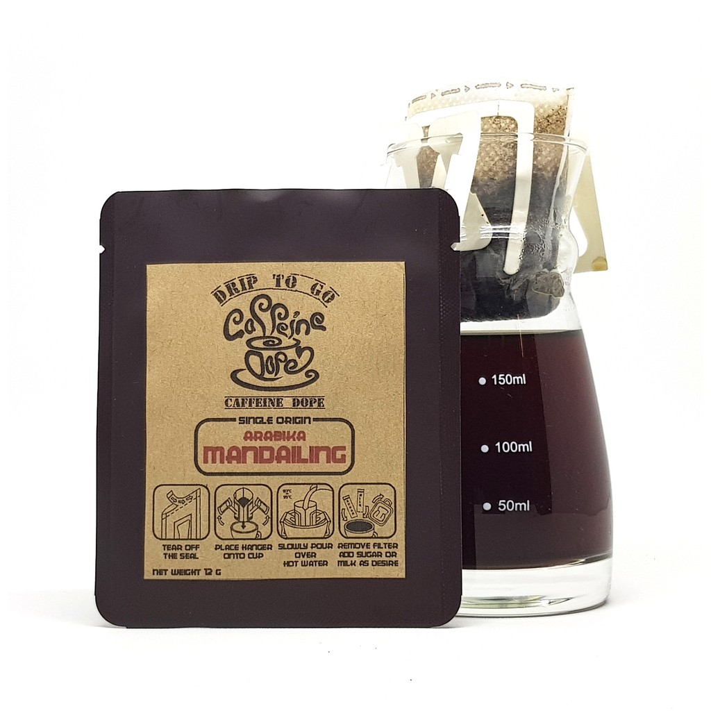 

Kopi Drip Arabika Mandailing dengan Filter Bag siap Seduh - DRIP TO GO