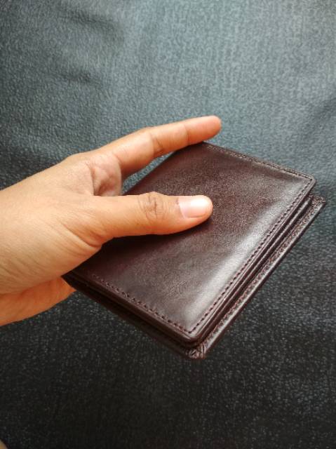 Dompet kartu kulit asli pria merek KOING