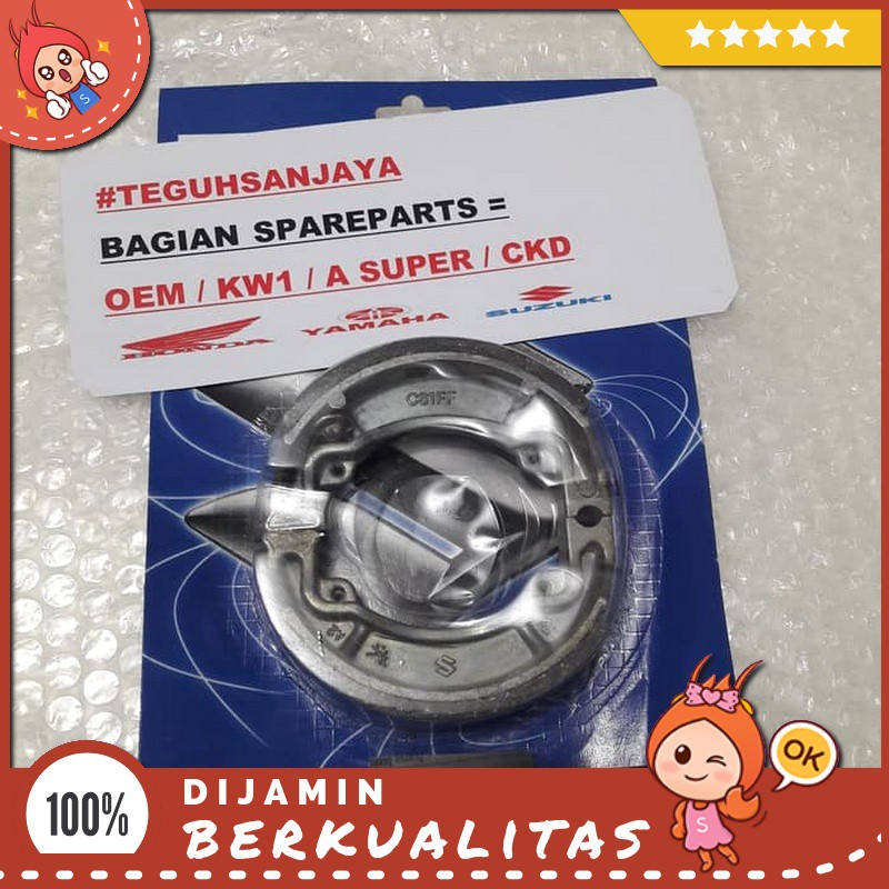 Kampas Rem Belakang Tromol Suzuki Smash Shogun 110 Tornado Rc 100 A 100 Rc 80 Sparepart Motor Murah