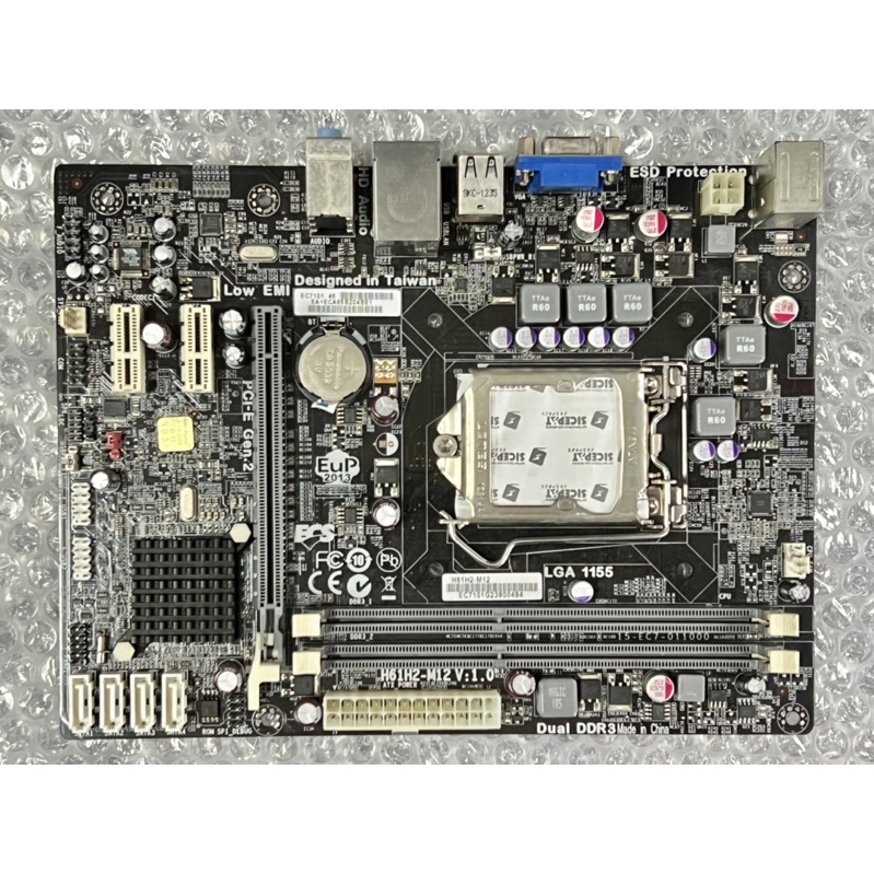 Motherboard Intel ECS H61H2-M12 LGA1155 DDR3 Second