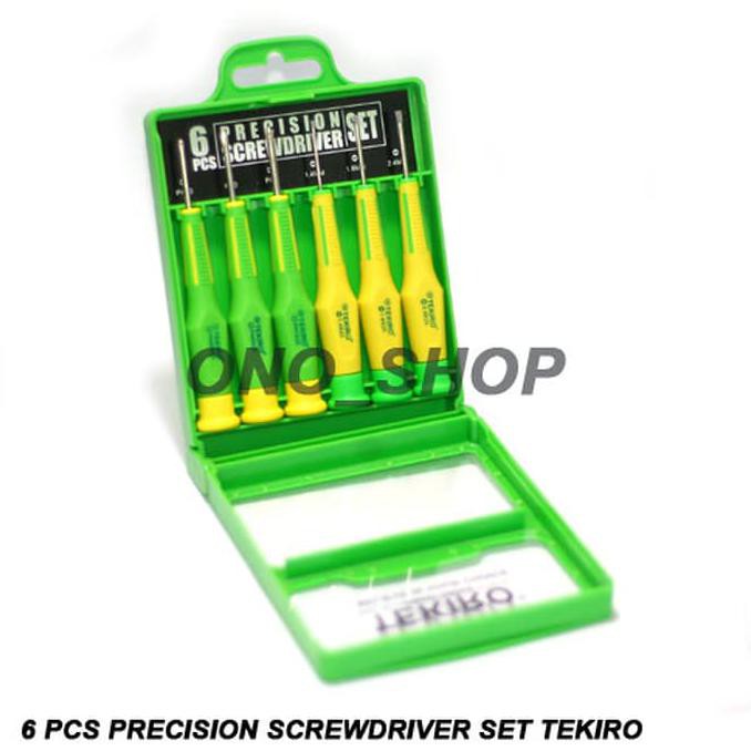 6 Pcs Precision Screwdriver Set Tekiro