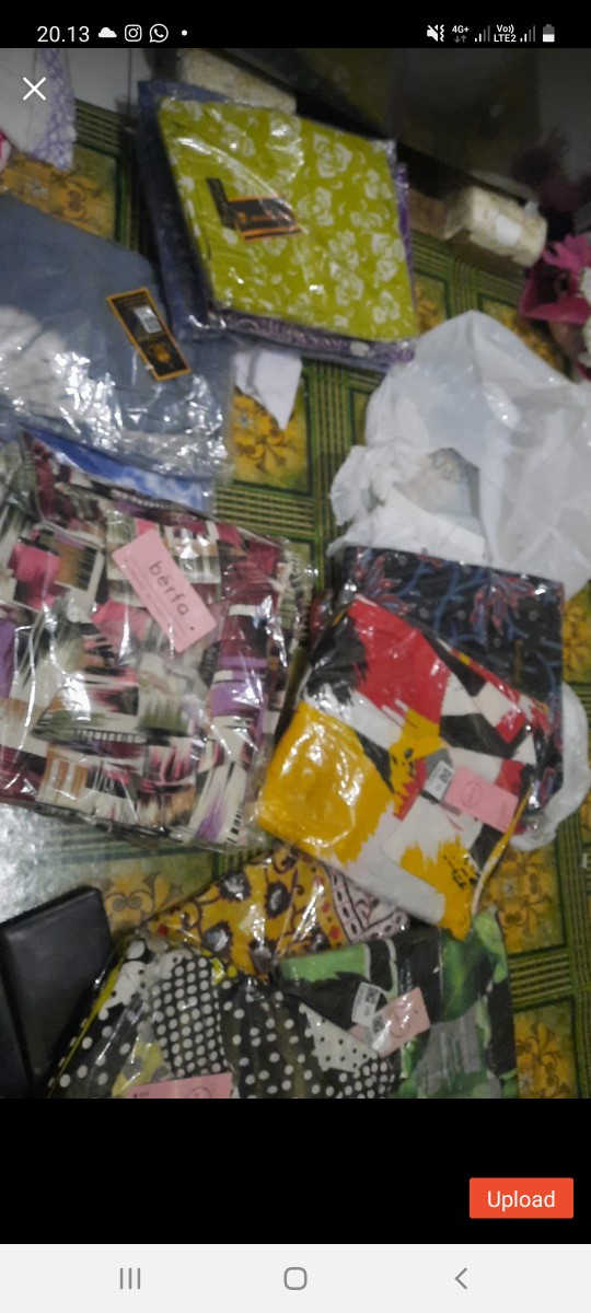 Benang Raja Tunik Batik Wanita Lengan Panjang Ukuran M L Xl