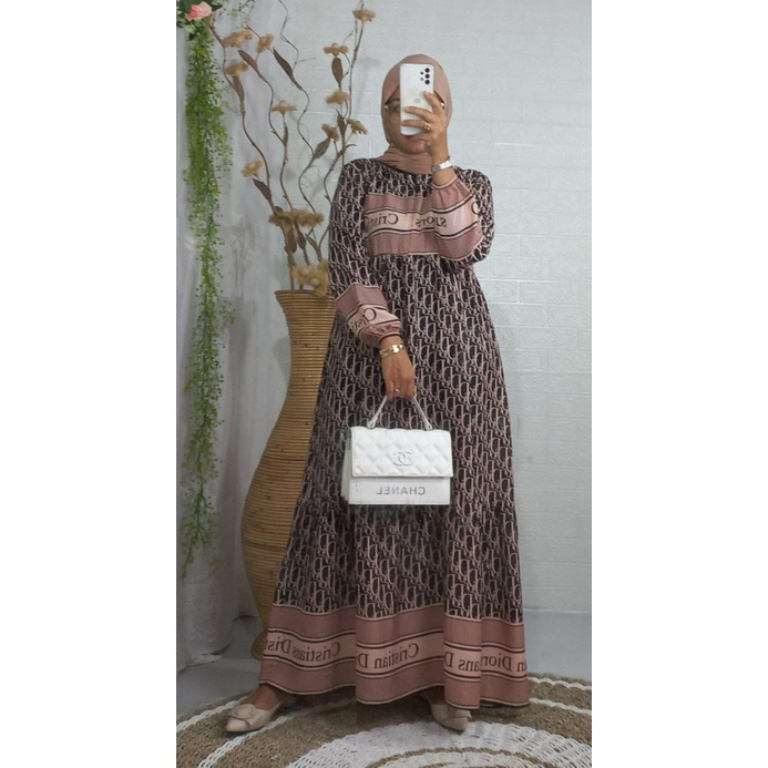 (BISA COD)TERBARU GAMIS RAYON AMOR MOTIV LV GAMIS RAYON PREMIUM BUSUI LD 110 PB 140 TEBAL DAN ADEM T