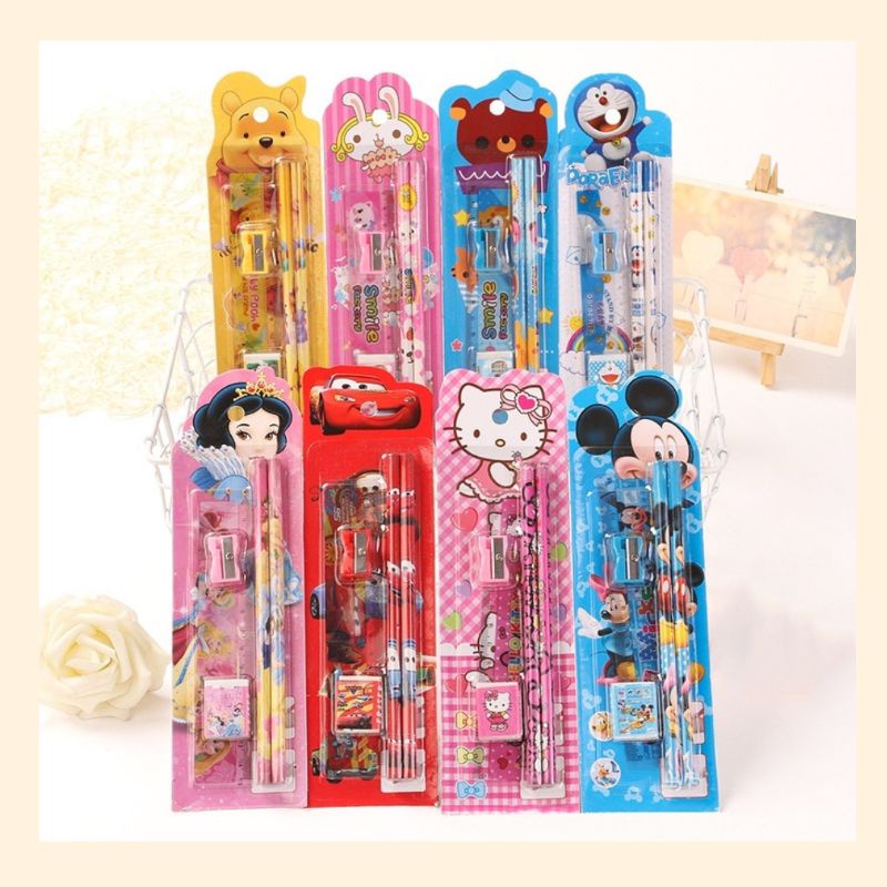 

SET ALAT TULIS SEKOLAH 5 in 1 MINI STATIONERY KARAKTER LUCU 02