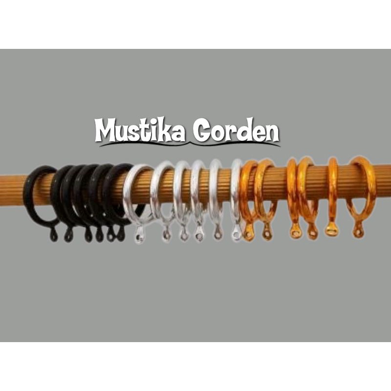 Ring Tiang Gorden Cincin Besi Hordeng Gelang Pipa Tirai Model Pilsket