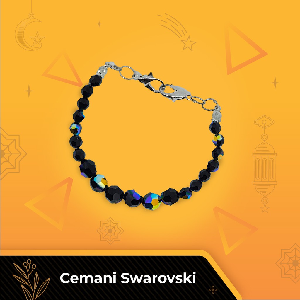 Konektor Masker Hijab atau Extender Mask Kristal Swarovski