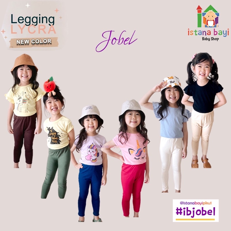 Kazel Jobel Legging Lycra New Color - Legging Anak murah 1 Pcs