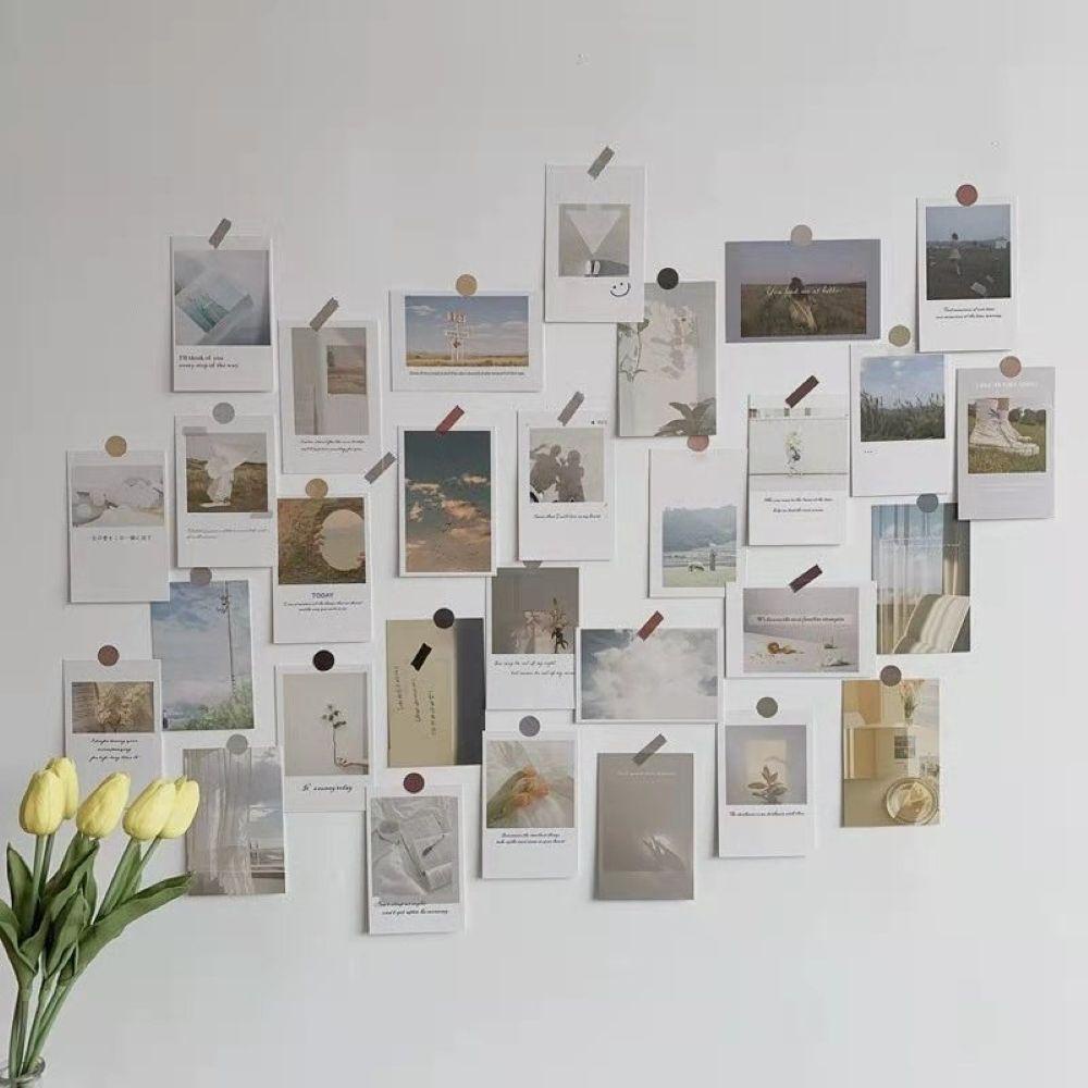 Populer 30lembar Postcard DIY Wall Art Dekorasi Kamar Gambar Aesthetic