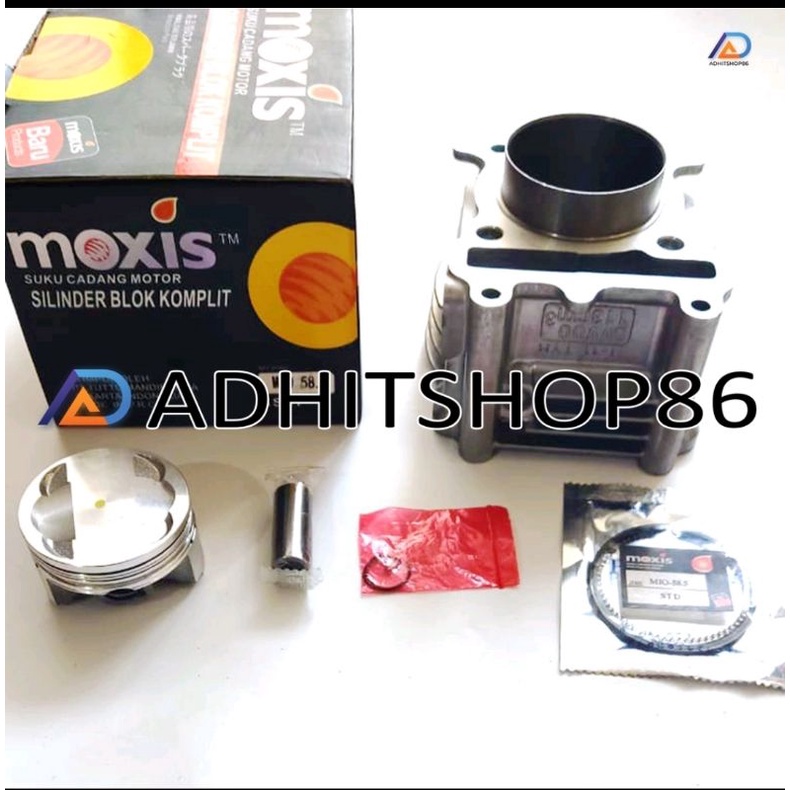 BLOK SEHER MIO 58 58,5MM CYLINDER BLOCK BORE UP MIO NOUVO 58MM 58,5MM CRUN   KYS MOXIS BUKAN THALLAN