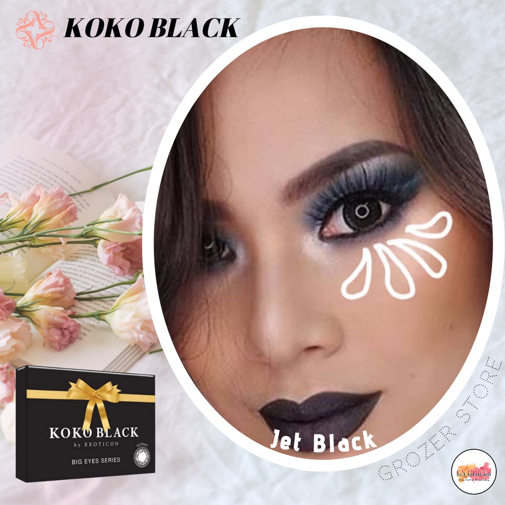 SOFTLENS X2 KOKO BLACK  BIG EYES  MINUS 0.50 sd 2.75