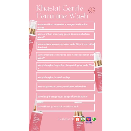 Gentle Feminine Wash Allmamaneed Pembersih Pengharum Kewanitaan Keputihan