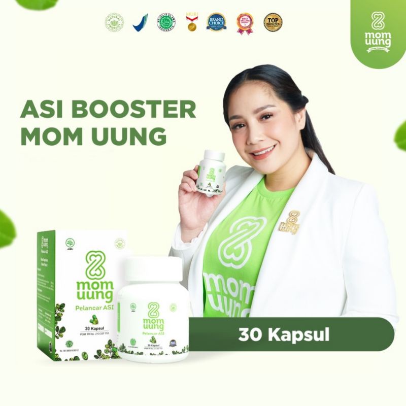 Bisa COD Free Ongkir Pelancar Asi MOM UUNG ASI BOOSTER 30 dan 60 KAPSUL PELANCAR ASI BPOM NATURAL