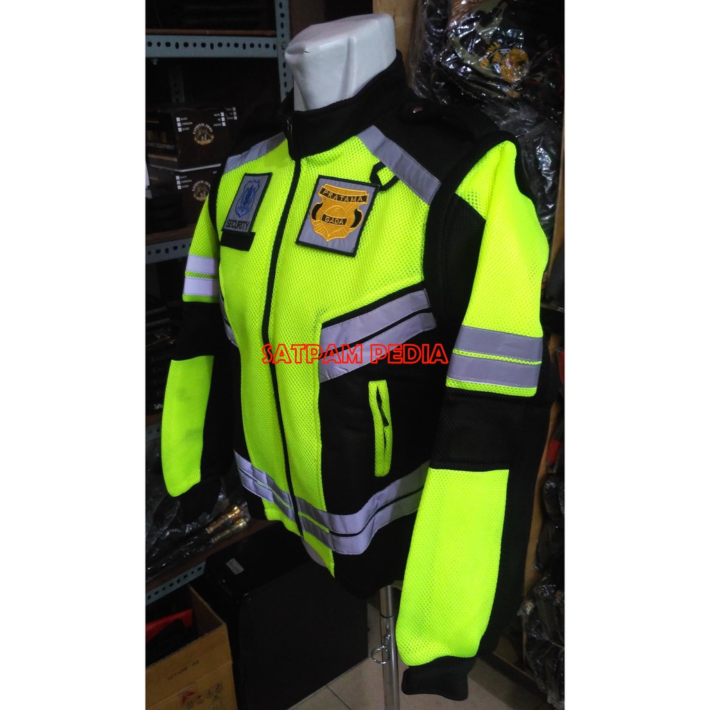 Rompi Jaket Double Mesh Security - Rompi Jaket Double Mesh