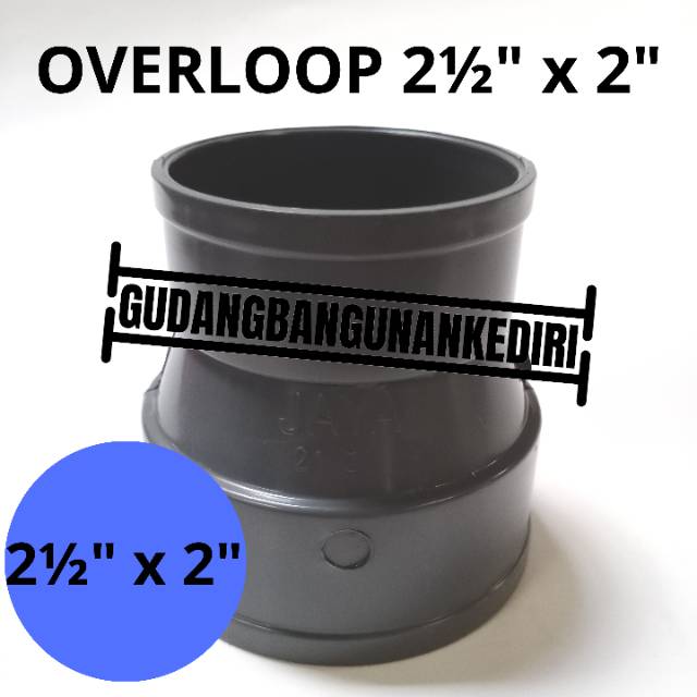 Overloop 2 1/2&quot; x 2&quot; | sock 2 1/2&quot; x 2&quot; | sok 2 1/2&quot; x 2&quot; | verlop Perlop JAYA PVC