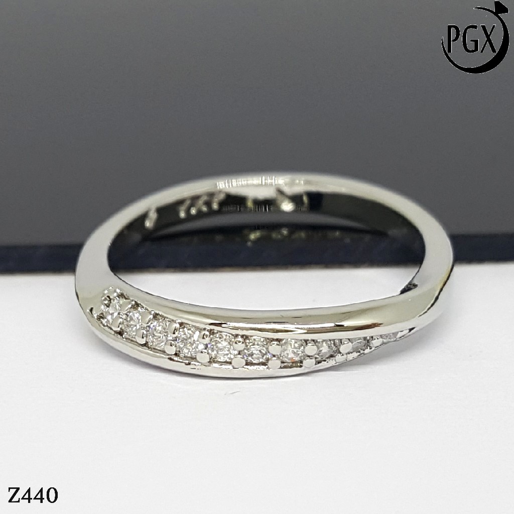 PGX Cincin Xuping Wanita Perhiasan Lapis Emas Aksesoris Fashion Premium - Z440