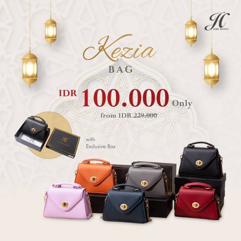Promo Akhir Tahun Jims Honey Tas Selempang Wanita Kezia Sling Bag Lengkap Kotak