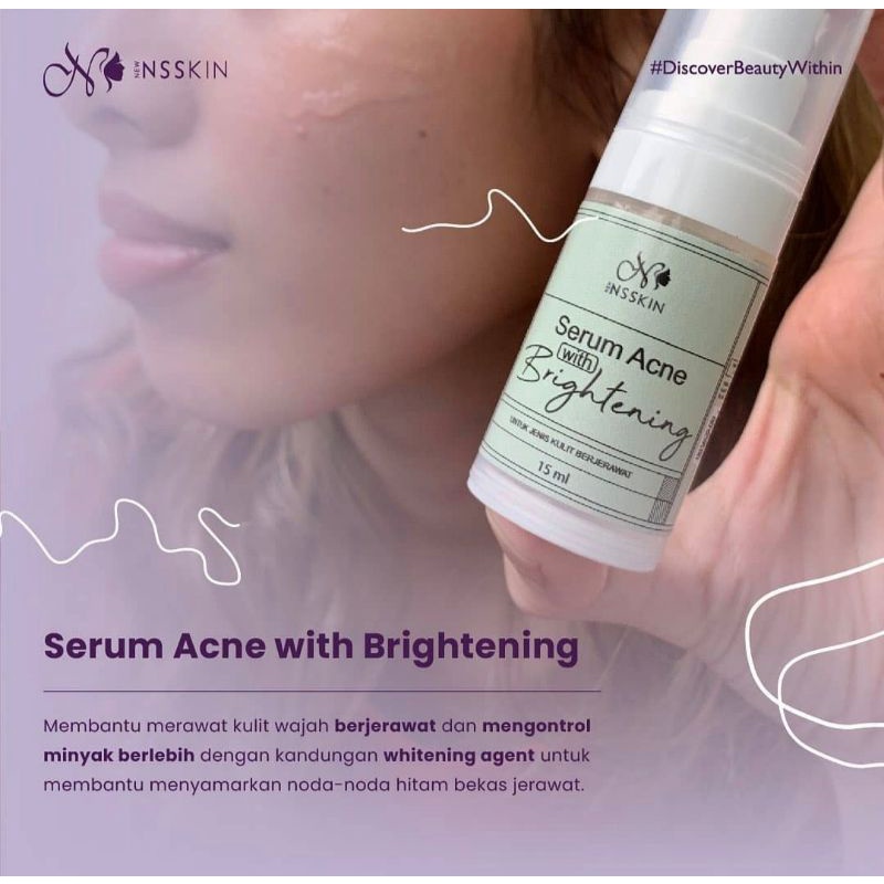 SERUM ACNE WITH BRIGHTENING| BPOM by NEW NSSKIN