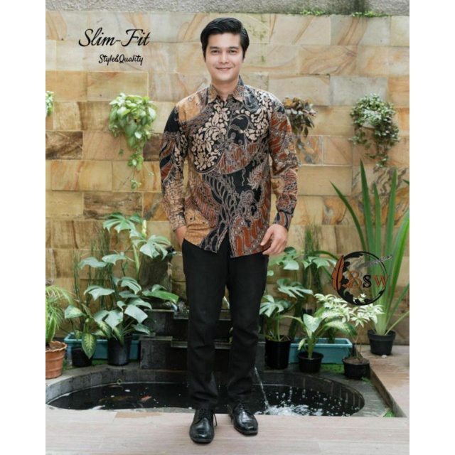 DN02 Kemeja batik pria PPBTK07 WSA04 lengan panjang /kemejapria/kemejabatik/batikpria/batikmodern/ke