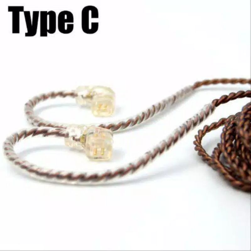 Kabel KZ Copper Type B/C Dark/Light Copper Oxygen High Purity KZ ZSN Pro X KZ EDX KZ ZST X-C Mic (Dark)