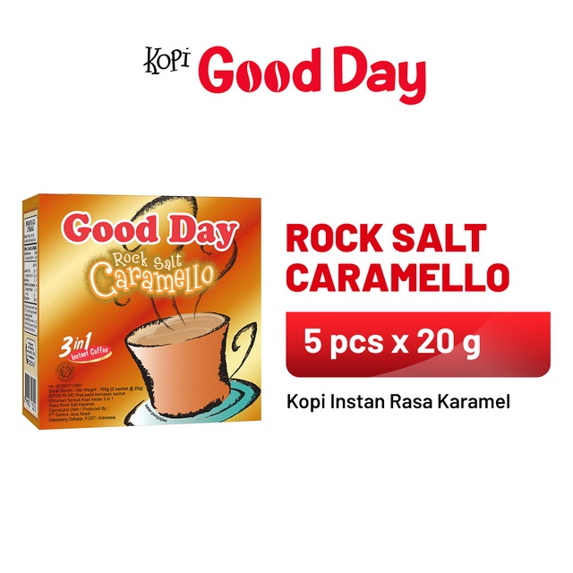 

GOOD DAY Rock Salt Caramello 1 Dus (5 x 20 gr)