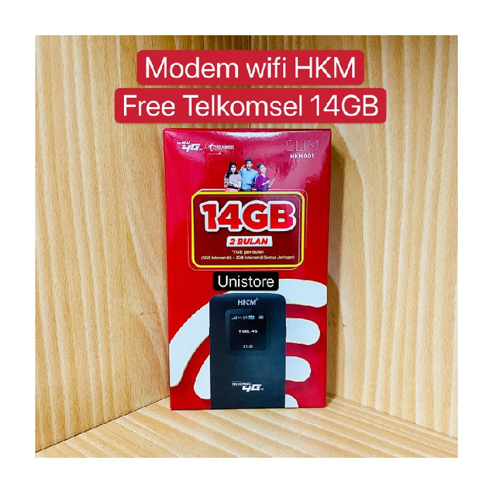 Promo MIFI ROUTER HKM HKM001 Speed 4G LTE Bundling TELKOMSEL UNLOCK Limited