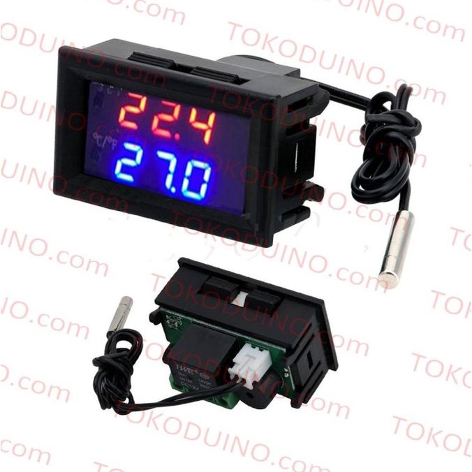 DIGITAL TEMPERATURE THERMOSTAT CONTROLLER RELAY W1209WK W1209 LED