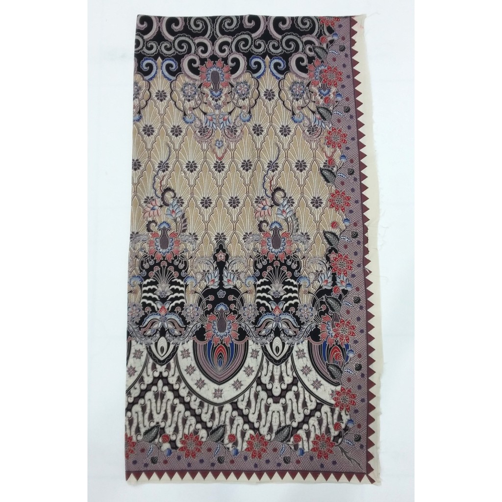 Kain Batik Jarik Selendang Bahan Katun SJ 158 Pola Motif Penuh Parang