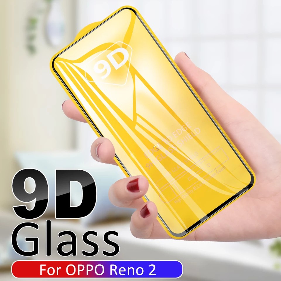 PROMO Tempered Glass OPPO Reno 2, Reno 2F, Reno 3, Reno 3 Pro TG Layar FULL Cover Anti Gores Kaca