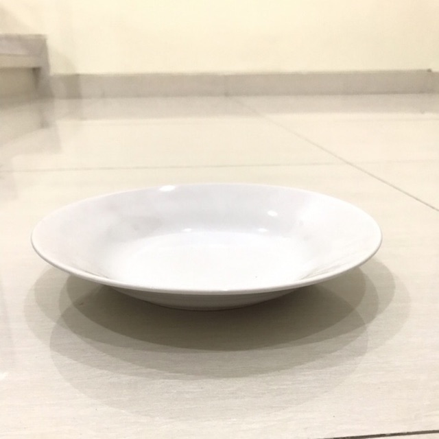 Piring Keramik Sunbird Polos 9” ( 6 Pcs )