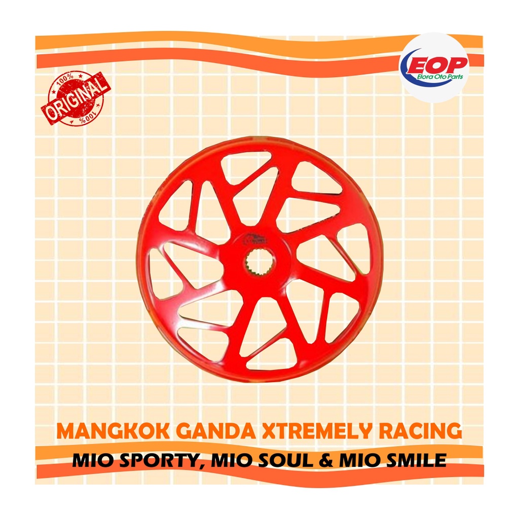 Mangkok Ganda XTR Xtremely Racing Mio Smile, Sporty Karbu Original