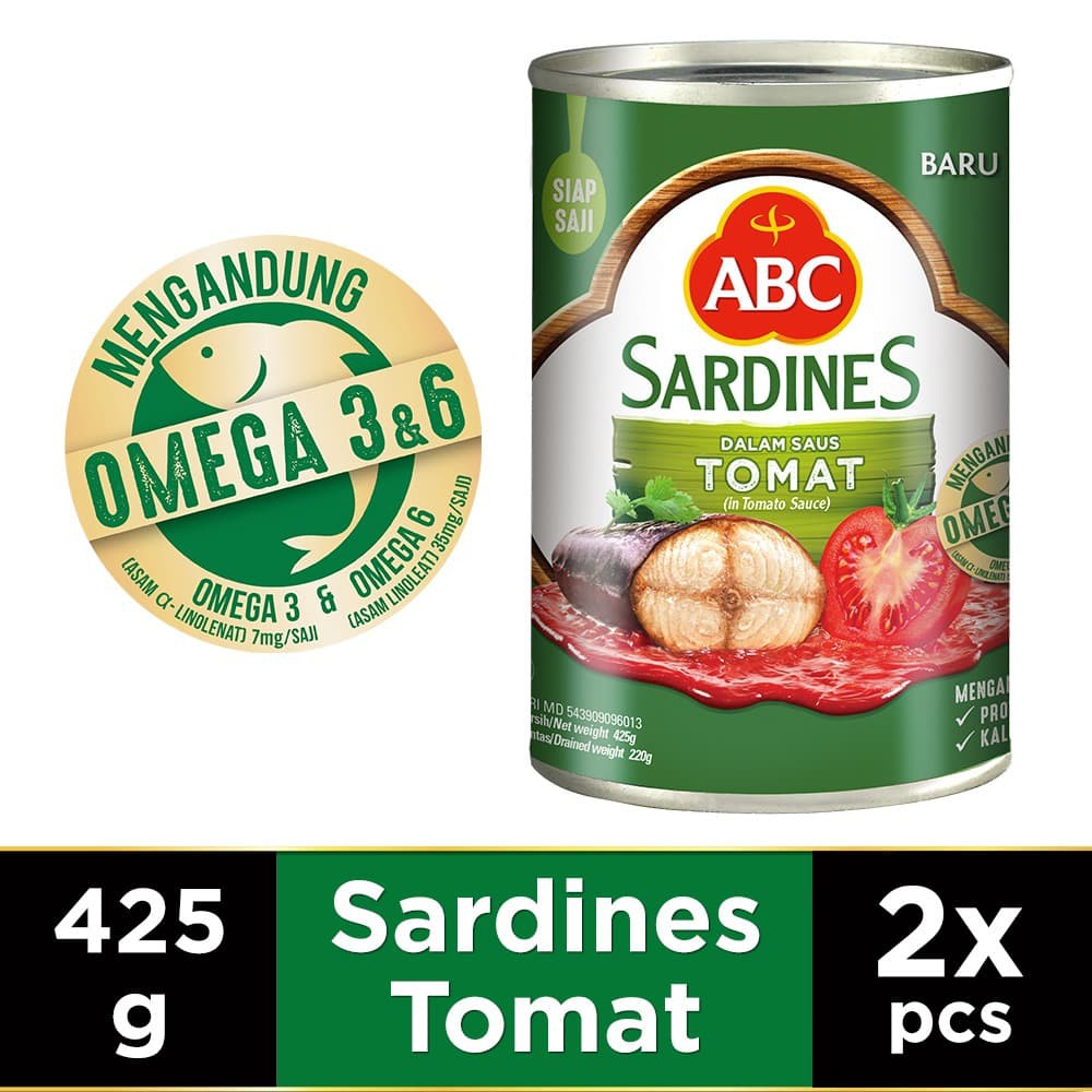 

PROMO ABC SARDEN SAUS TOMAT 425 G - TWIN PACK TERMURAH