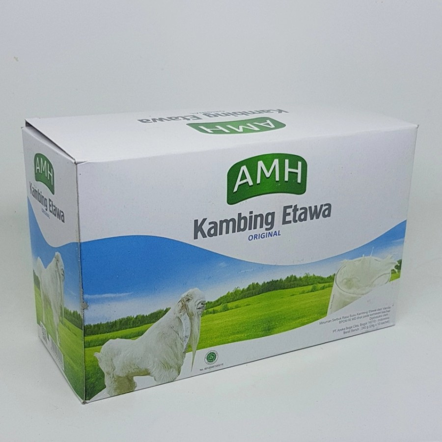 

susu AMH kambing etawa rasa original isi 10 sachet per box