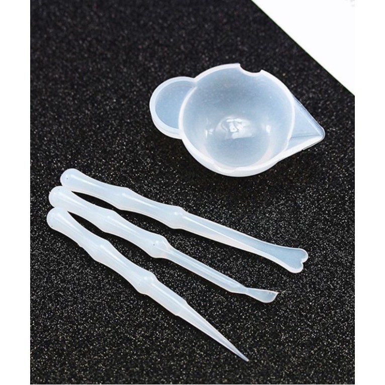 CORONG UKUR SILIKON SET RESIN EPOXY - PENGADUK - SENDOK SILIKON