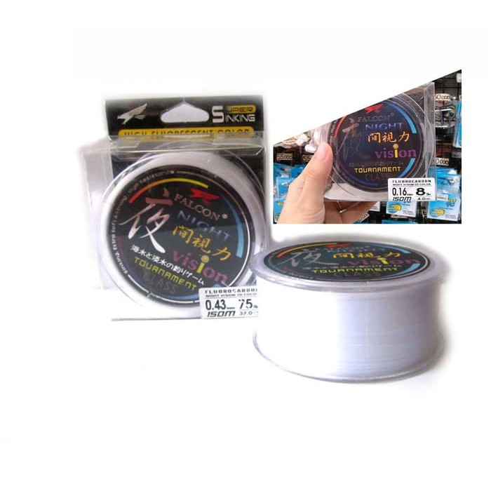 Terbaru  Senar Fluorocarbon Falcon Night Vision Tournament