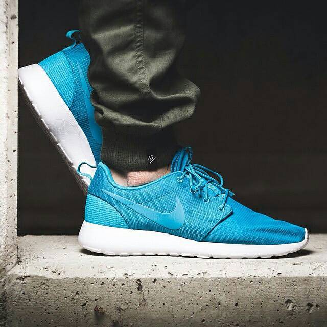 Sepatu Nike Original Roshe Run Blue Lagoon