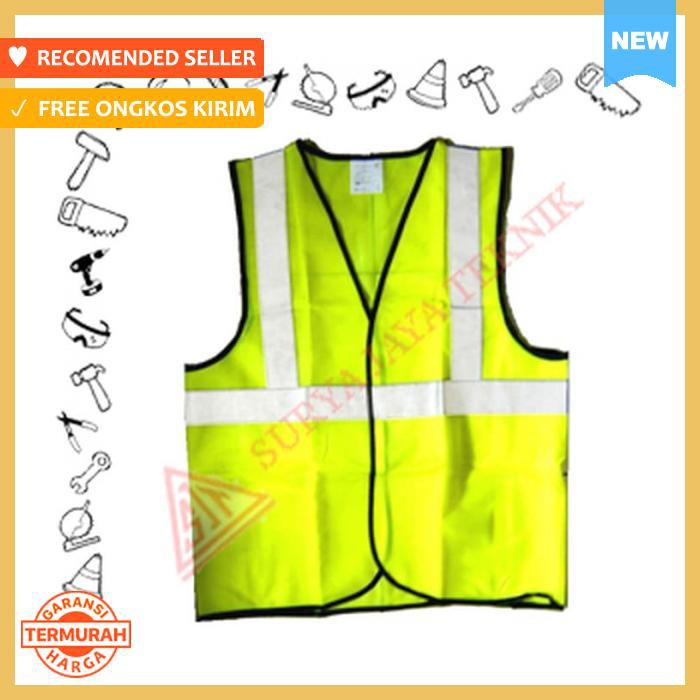 Rompi Safety Orange / Safety Vest L Xl Xxl Xxxl Size