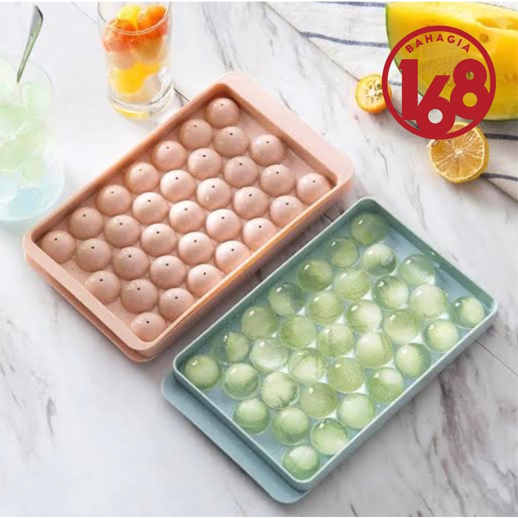 Jual Cetakan Es Batu Bulat Isi 33 Ice Cube Tray Cetakan Jelly