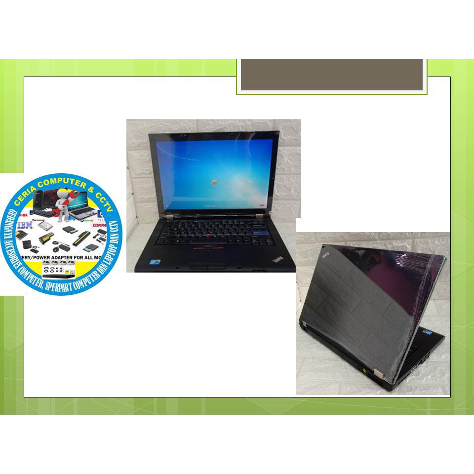 LAPTOP LEPTOP LENOVO THINKPAD T410 CORE i5 NVIDIA RAM 4GB HARDISK 320GB BAGUS BERGARANSI MURAH PROMO
