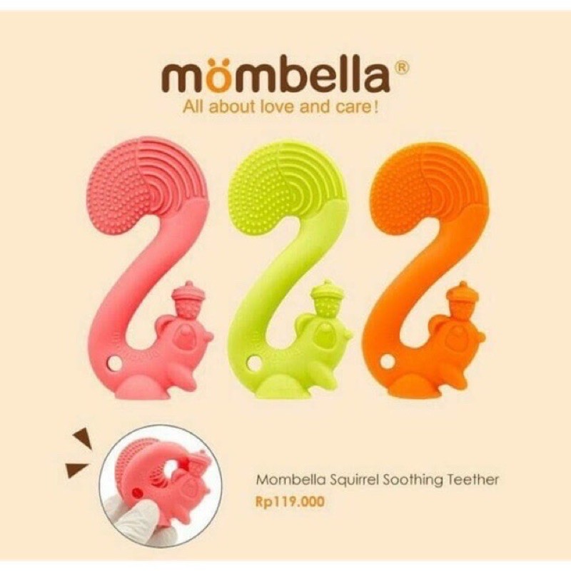 Mombella Squirrel Teether Toy Doo