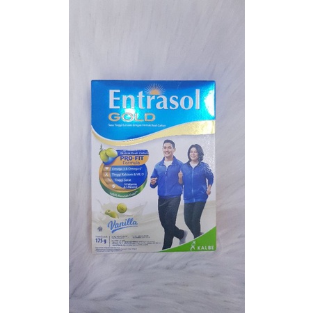 ENTRASOL GOLD VANILLA dan COKLAT 175GR